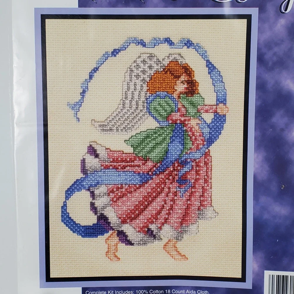 Sugarplum Express Heavenly Delights Angel Counted Cross Stitch Kit 411 Beads New